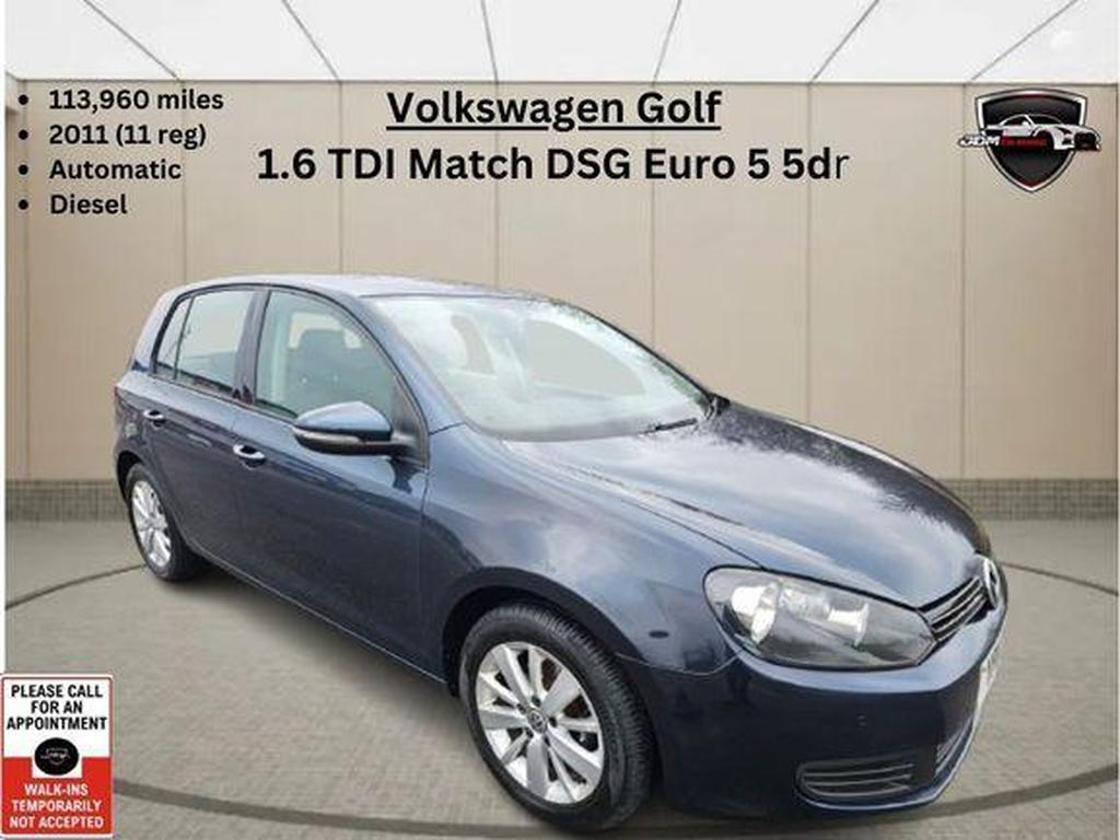 Volkswagen Golf 1.6 TDI Match DSG Euro 5 5dr