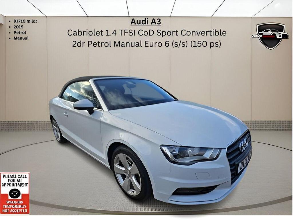 Audi A3 Cabriolet 1.4 TFSI CoD Sport Euro 6 (s/s) 2dr